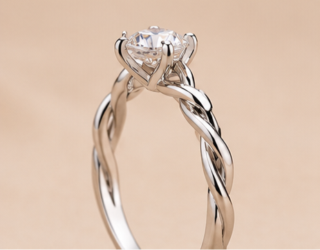 Eternal Vine | 1 Carat Moissanite Ring