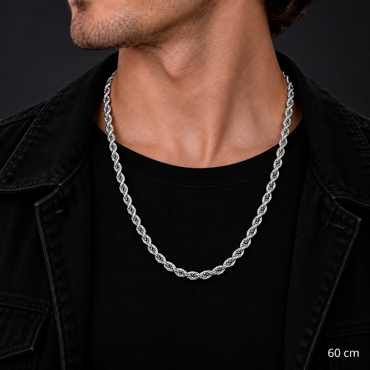 Silver Resolve — Sterling Silver Rope Chain