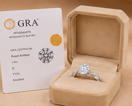 The Crown Of Love | 1 Carat Premium Moissanite Ring