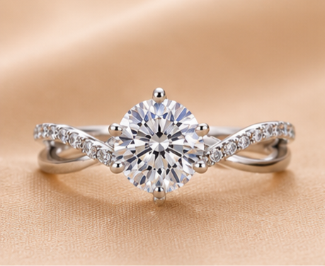 The Crown Of Love | 1 Carat Premium Moissanite Ring