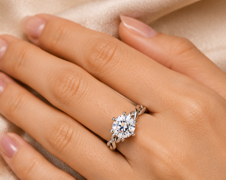 Eternal Vine | 1 Carat Moissanite Ring